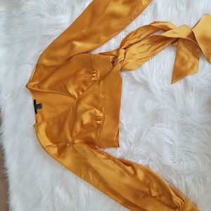 Forever21 Faux Wrap Top